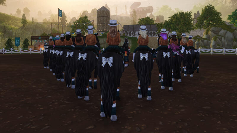 Last Dressage Practice in the old Jorvik Stables
